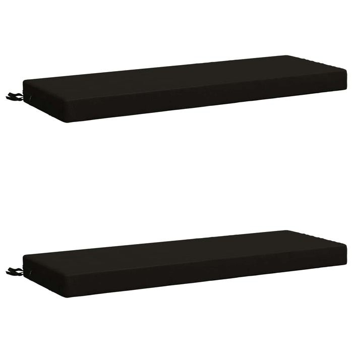 Perne pentru bancă 2 bucăți SOEST 2 buc. 100% Polyester Negru WALTI