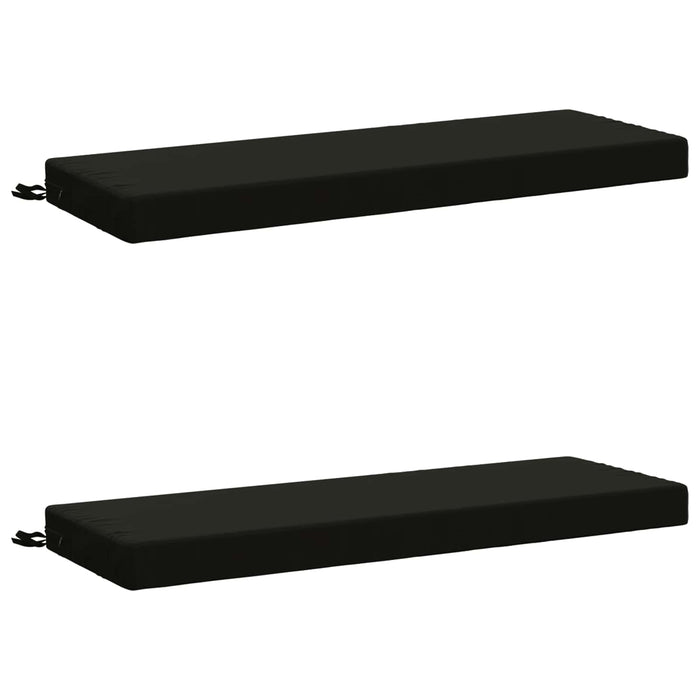 Perne pentru bancă 2 bucăți SOEST 2 buc. 100% Polyester Negru WALTI