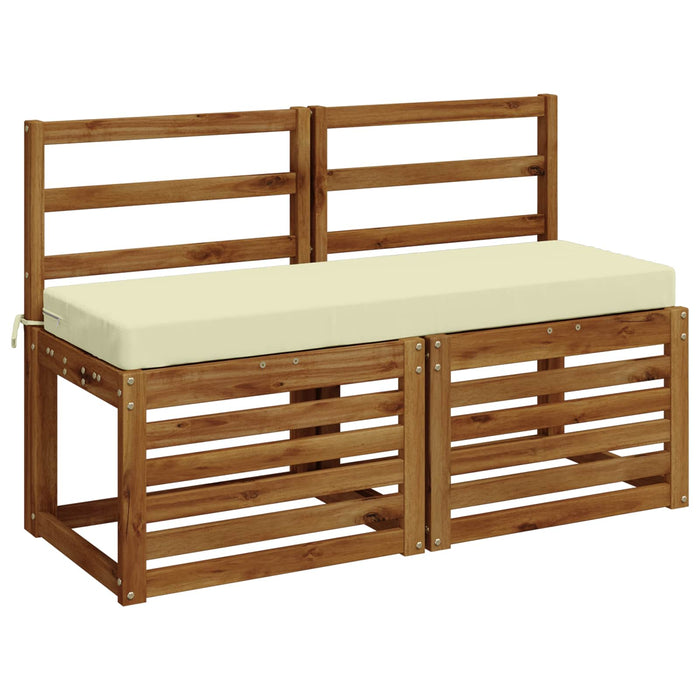 Perna pentru bancă SOEST 100% Polyester Crem 110 x 40 x 8 cm WALTI