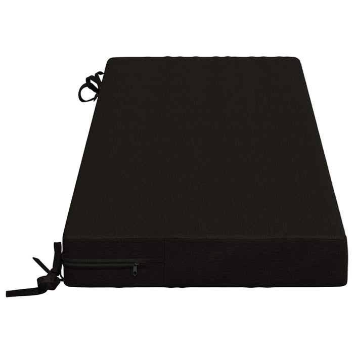 Perna pentru bancă SOEST 100% Polyester Negru 120 x 40 x 8 cm WALTI