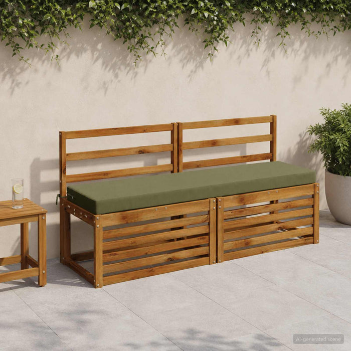 Perna pentru bancă SOEST 100% Polyester Verde măsliniu WALTI