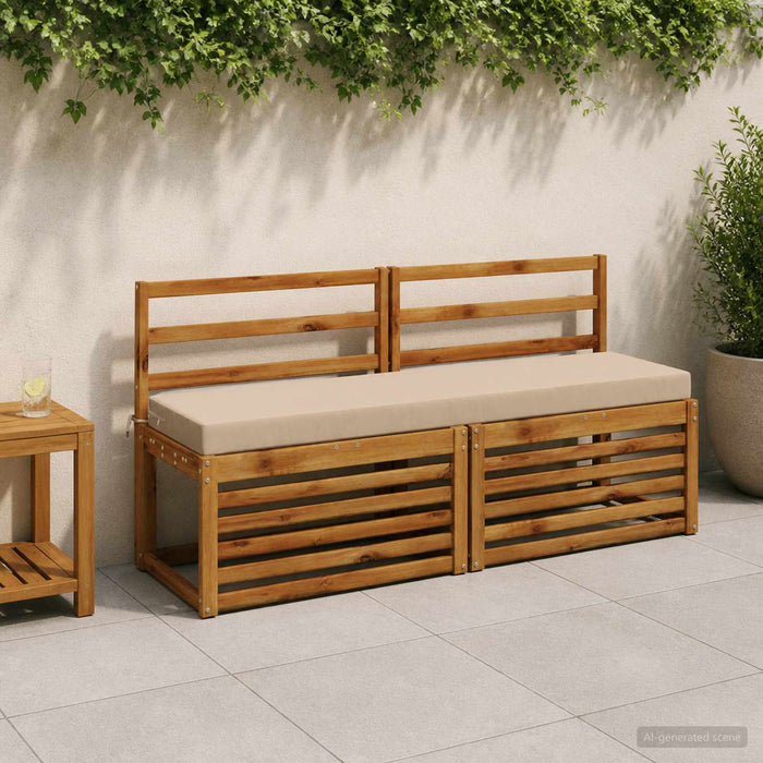 Perna pentru bancă SOEST 100% Polyester Nisipiu 160 x 40 x 8 cm WALTI