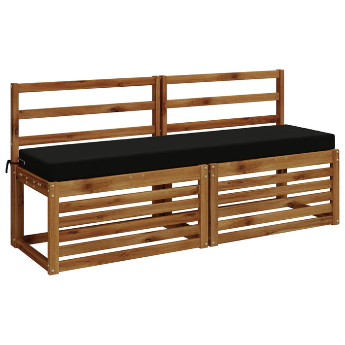 Perne pentru bancă 2 bucăți SOEST 2 buc. 100% Polyester Negru WALTI