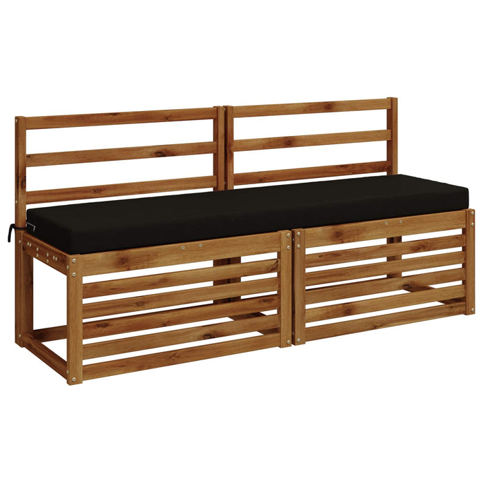 Perna pentru bancă SOEST 100% Polyester Negru 160 x 40 x 8 cm WALTI