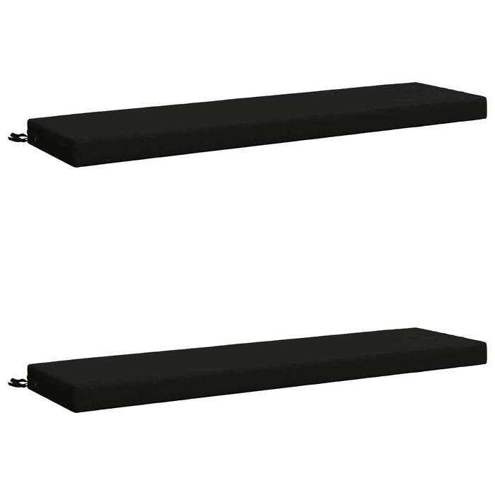 Perne pentru bancă 2 bucăți SOEST 2 buc. 100% Polyester Negru WALTI