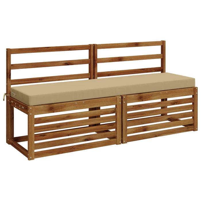 Perna pentru bancă SOEST 100% Polyester Bej 160 x 40 x 8 cm WALTI