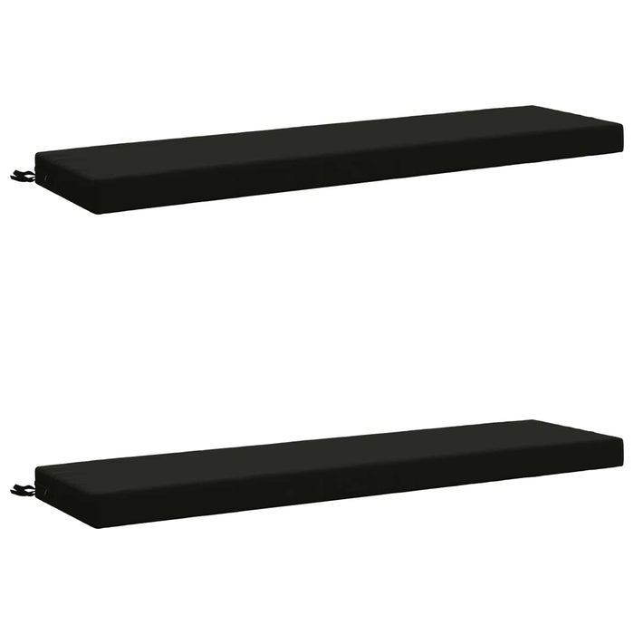 Perne pentru bancă 2 bucăți SOEST 2 buc. 100% Polyester Negru WALTI