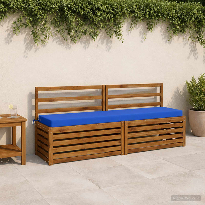 Perna pentru bancă SOEST 100% Polyester Albastru regal WALTI