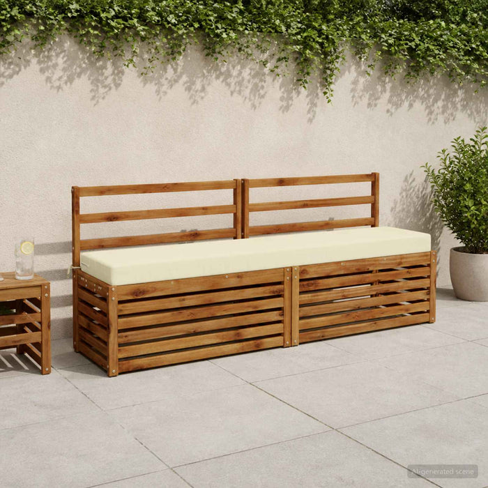 Perne pentru bancă 2 bucăți SOEST 2 buc. 100% Polyester Crem WALTI