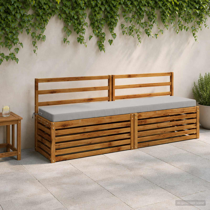 Perna pentru bancă SOEST 100% Polyester Gri 180 x 40 x 8 cm WALTI