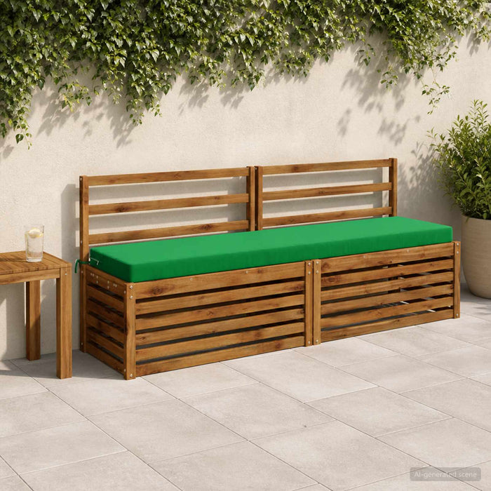 Perna pentru bancă SOEST 100% Polyester Verde 180 x 40 x 8 cm WALTI