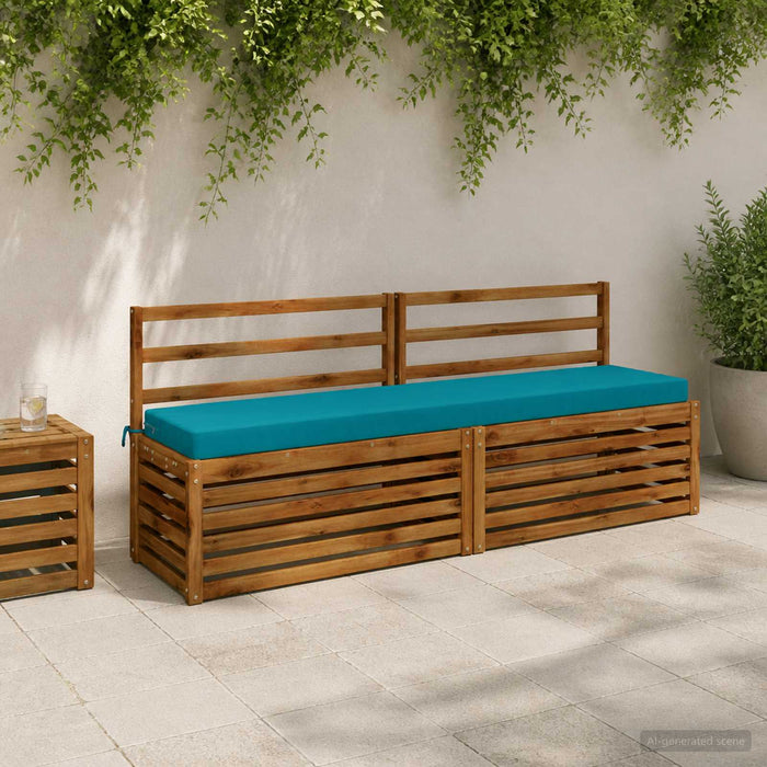 Perna pentru bancă SOEST 100% Polyester Turcoaz 170 x 40 x 8 cm WALTI