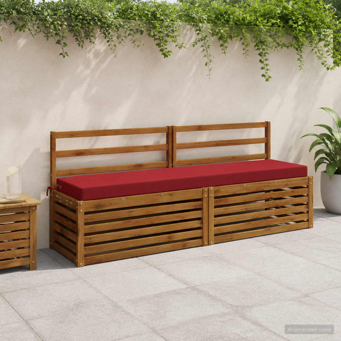 Perna pentru bancă SOEST 100% Polyester Roșu Vin WALTI