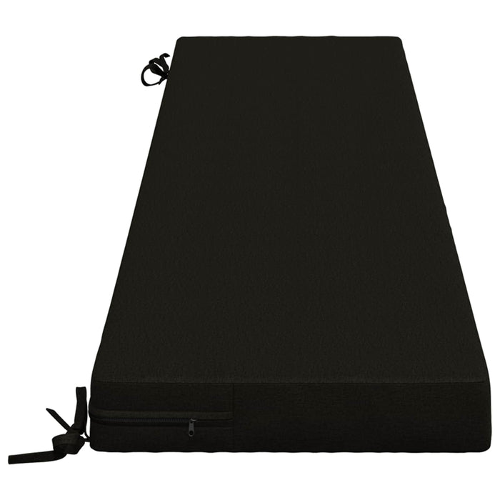 Perna pentru bancă SOEST 100% Polyester Negru 180 x 40 x 8 cm WALTI