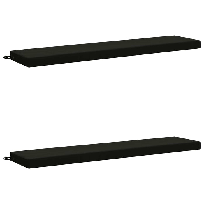 Perne pentru bancă 2 bucăți SOEST 2 buc. 100% Polyester Negru WALTI