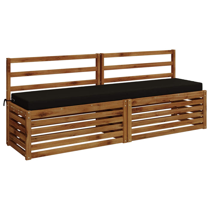 Perna pentru bancă SOEST 100% Polyester Negru 200 x 40 x 8 cm WALTI