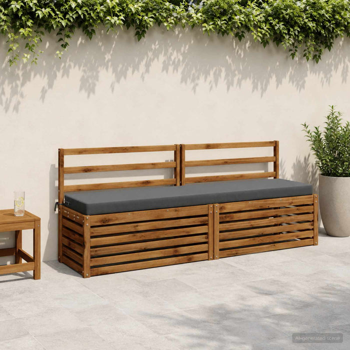 Perna pentru bancă SOEST 100% Polyester Gri 200 x 40 x 8 cm WALTI