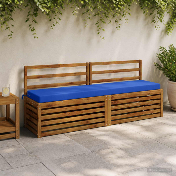 Perna pentru bancă SOEST 100% Polyester Albastru regal WALTI