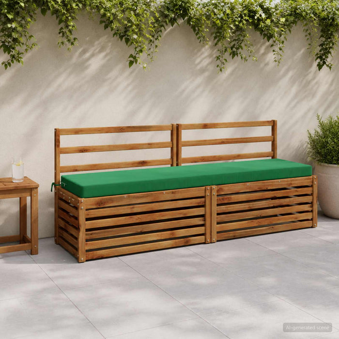 Perna pentru bancă SOEST 100% Polyester Verde 200 x 40 x 8 cm WALTI