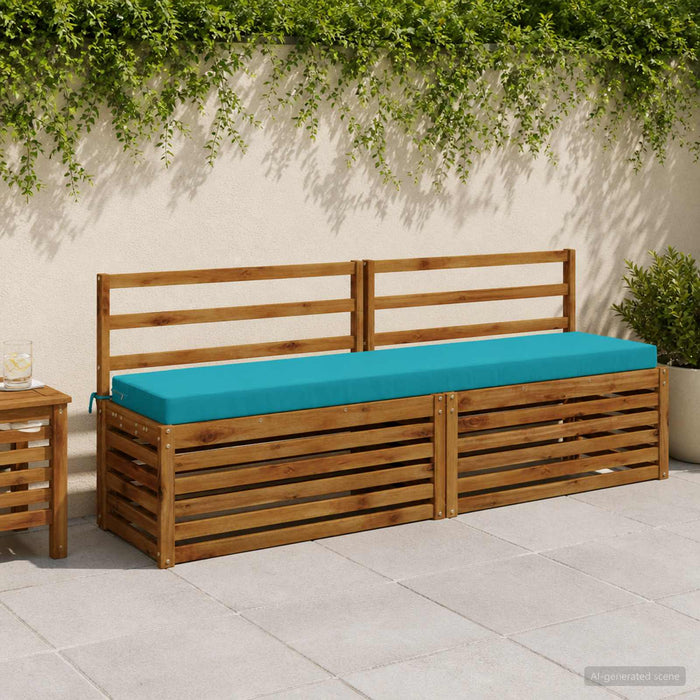 Perna pentru bancă SOEST 100% Polyester Turcoaz 200 x 40 x 8 cm WALTI