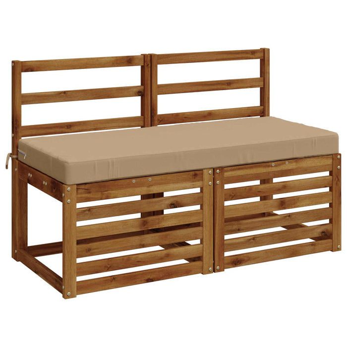 Perna pentru bancă SOEST 100% Polyester Nisipiu 110 x 50 x 8 cm WALTI