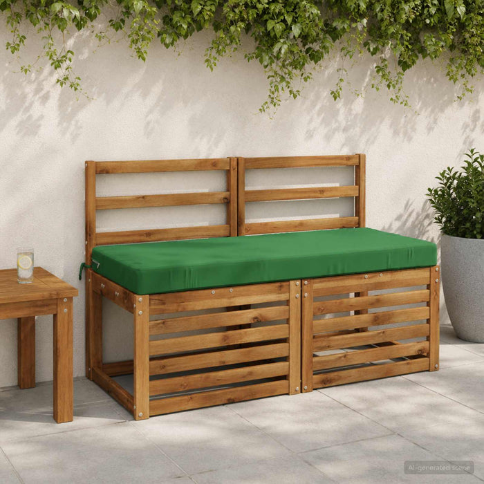 Perna pentru bancă SOEST 100% Polyester Verde 110 x 50 x 8 cm WALTI