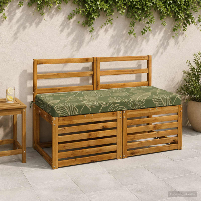 Perna pentru bancă SOEST 100% Polyester Design cu frunze WALTI