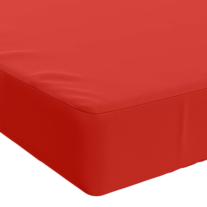 Perna pentru bancă SOEST 100% Polyester Roșu 110 x 50 x 8 cm WALTI