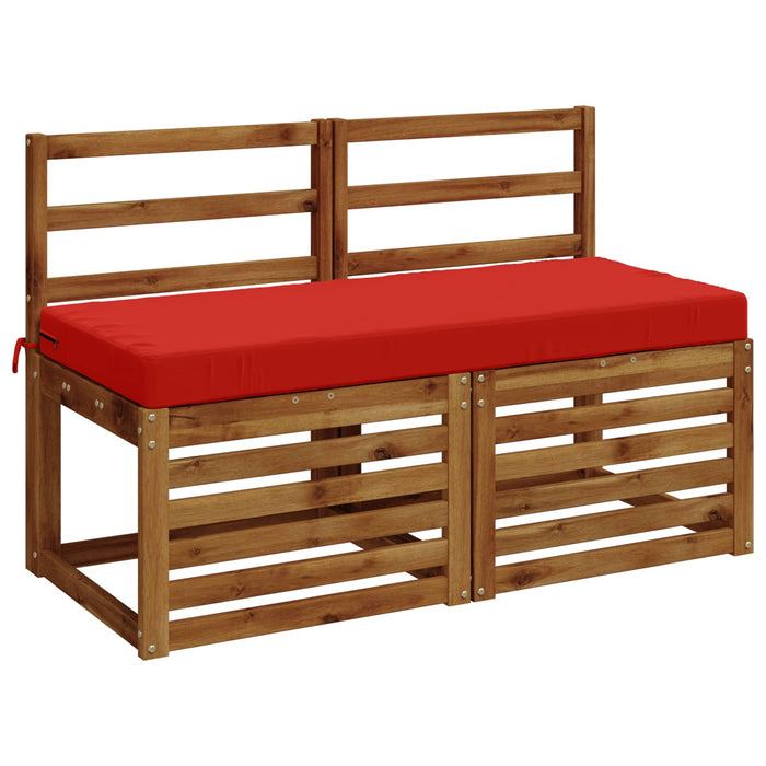 Perna pentru bancă SOEST 100% Polyester Roșu 110 x 50 x 8 cm WALTI