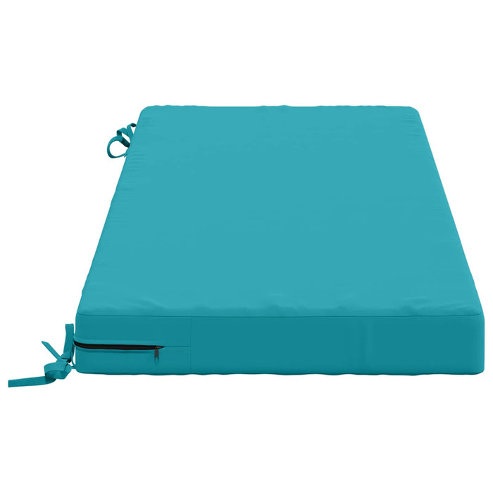 Perna pentru bancă SOEST 100% Polyester Turcoaz 110 x 50 x 8 cm WALTI