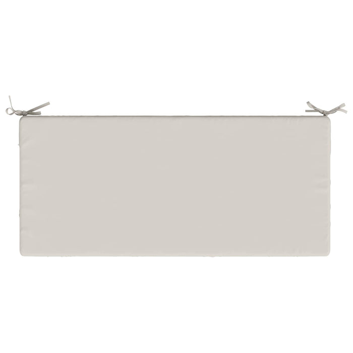 Perna pentru bancă SOEST 100% Polyester Alb 120 x 50 x 8 cm WALTI