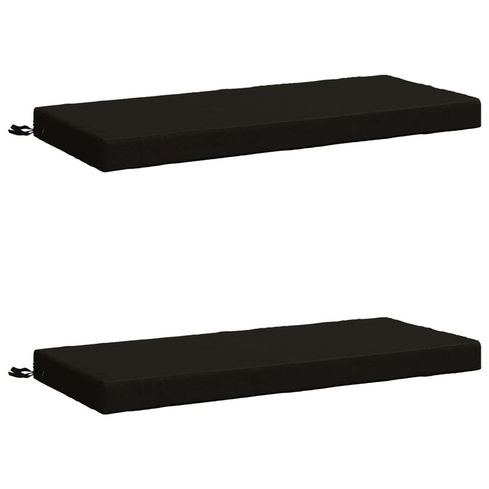 Perne pentru bancă 2 bucăți SOEST 2 buc. 100% Polyester Negru WALTI