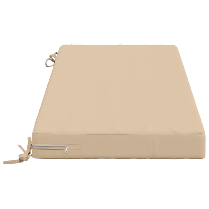 Perna pentru bancă SOEST 100% Polyester Crem 120 x 50 x 8 cm WALTI