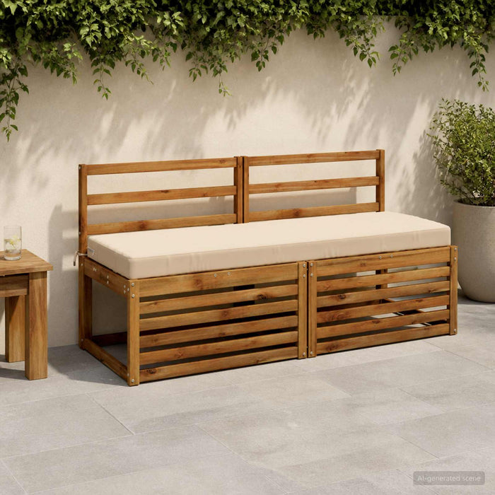 Perna pentru bancă SOEST 100% Polyester Crem 140 x 50 x 8 cm WALTI