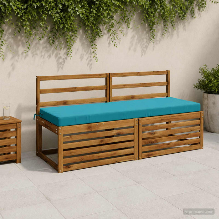 Perna pentru bancă SOEST 100% Polyester Turcoaz 150 x 50 x 8 cm WALTI