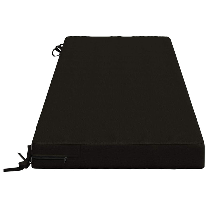 Perna pentru bancă SOEST 100% Polyester Negru 150 x 50 x 8 cm WALTI