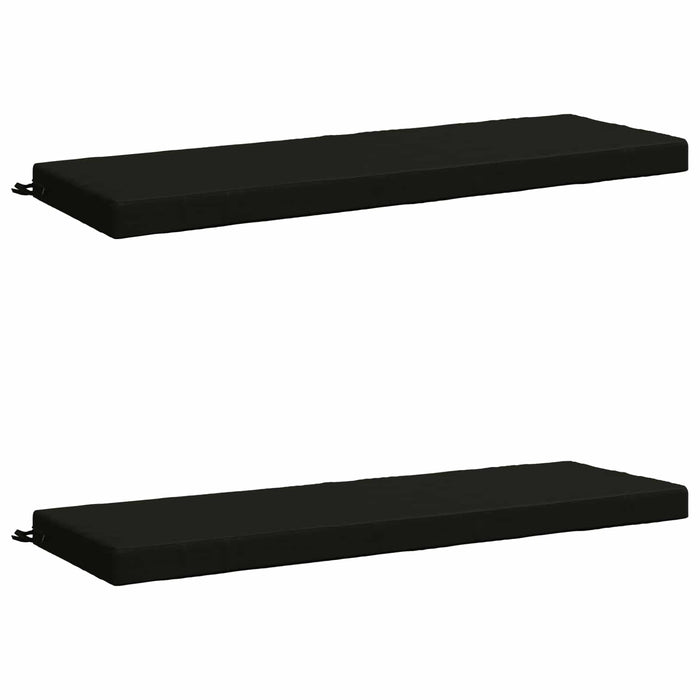 Perne pentru bancă 2 bucăți SOEST 2 buc. 100% Polyester Negru WALTI