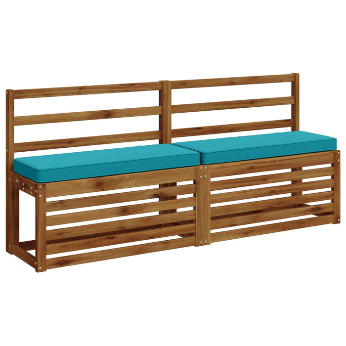 Perne pentru bancă 2 bucăți VUGHT 2 pcs 100% Polyester Turcoaz WALTI