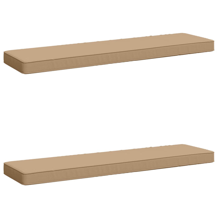 Perne pentru bancă 2 bucăți VUGHT 2 pcs 100% Polyester Nisipiu WALTI