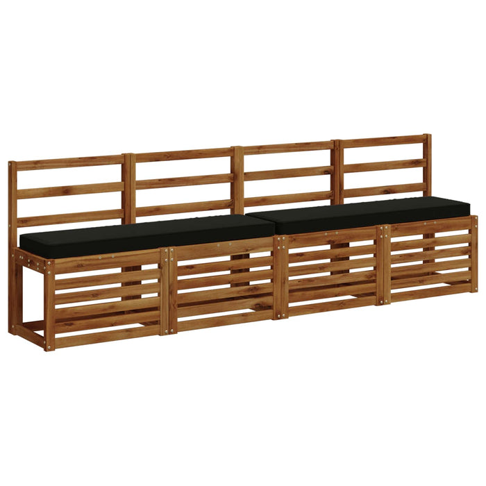 Perna pentru bancă 1 bucată VUGHT 100% Polyester Negru WALTI