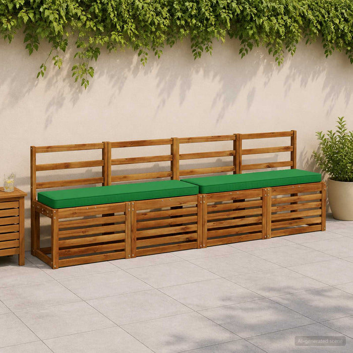 Perna pentru bancă 1 bucată VUGHT 100% Polyester Verde WALTI