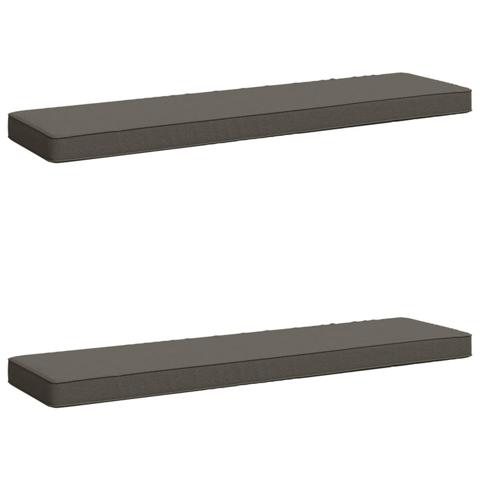 Perne pentru bancă 2 bucăți VUGHT 2 pcs 100% Polyester Gri WALTI