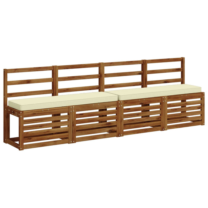Perne pentru bancă 2 bucăți VUGHT 2 pcs 100% Polyester Crem WALTI