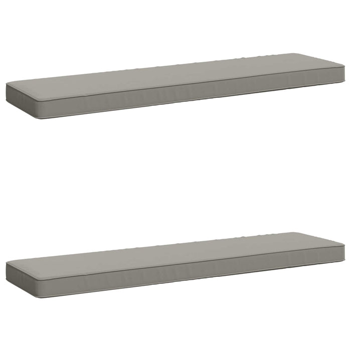 Perne pentru bancă 2 bucăți VUGHT 2 pcs 100% Polyester Gri WALTI