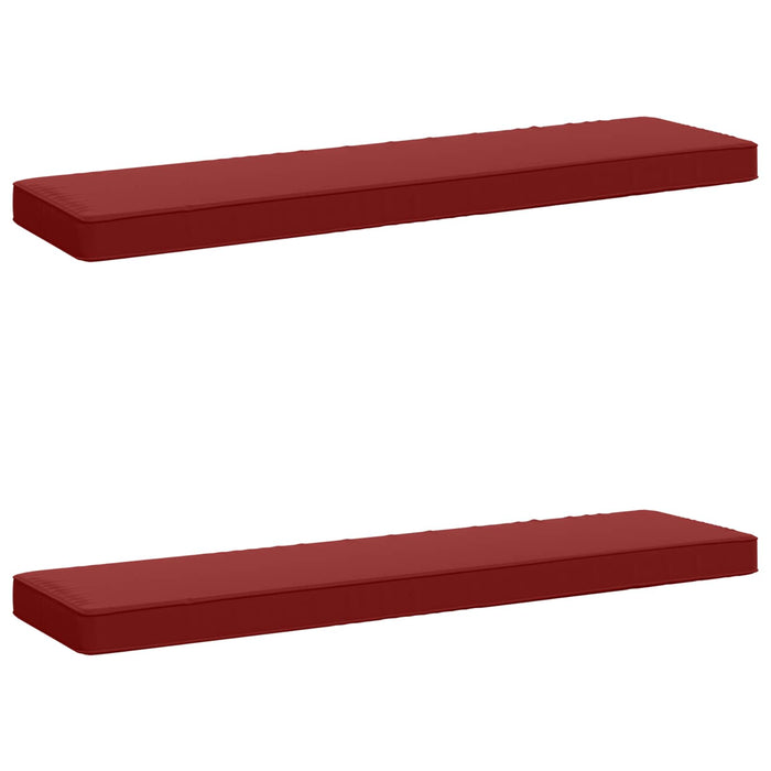 Perne pentru bancă 2 bucăți VUGHT 2 pcs 100% Polyester Roșu Vin WALTI