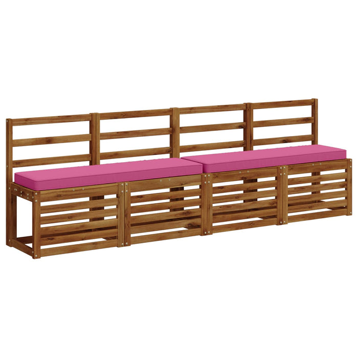 Perna pentru bancă 1 bucată VUGHT 100% Polyester Roz WALTI