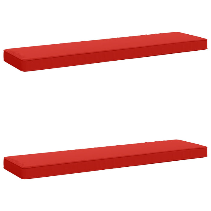 Perne pentru bancă 2 bucăți VUGHT 2 pcs 100% Polyester Roșu WALTI