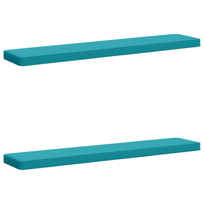 Perne pentru bancă 2 bucăți VUGHT 2 pcs 100% Polyester Turcoaz WALTI