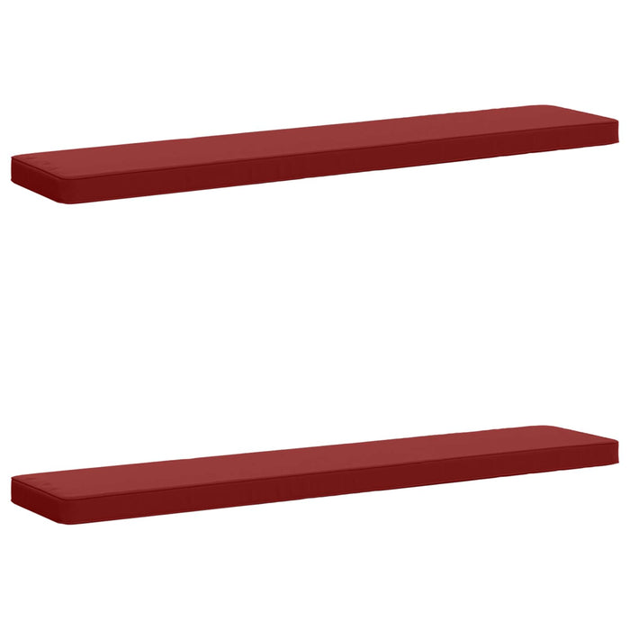 Perne pentru bancă 2 bucăți VUGHT 2 pcs 100% Polyester Roșu Vin WALTI