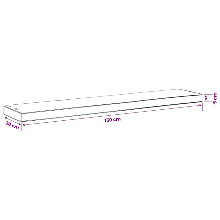Perne pentru bancă 2 bucăți VUGHT 2 pcs 100% Polyester Roz WALTI